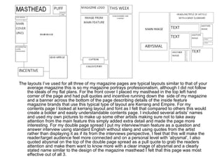 Media evaluation question 1