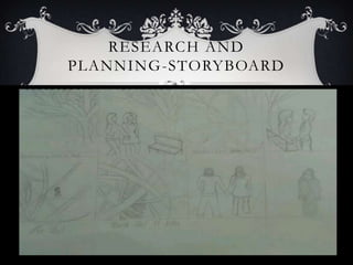 RESEARCH AND
PLANNING-STORYBOARD
 