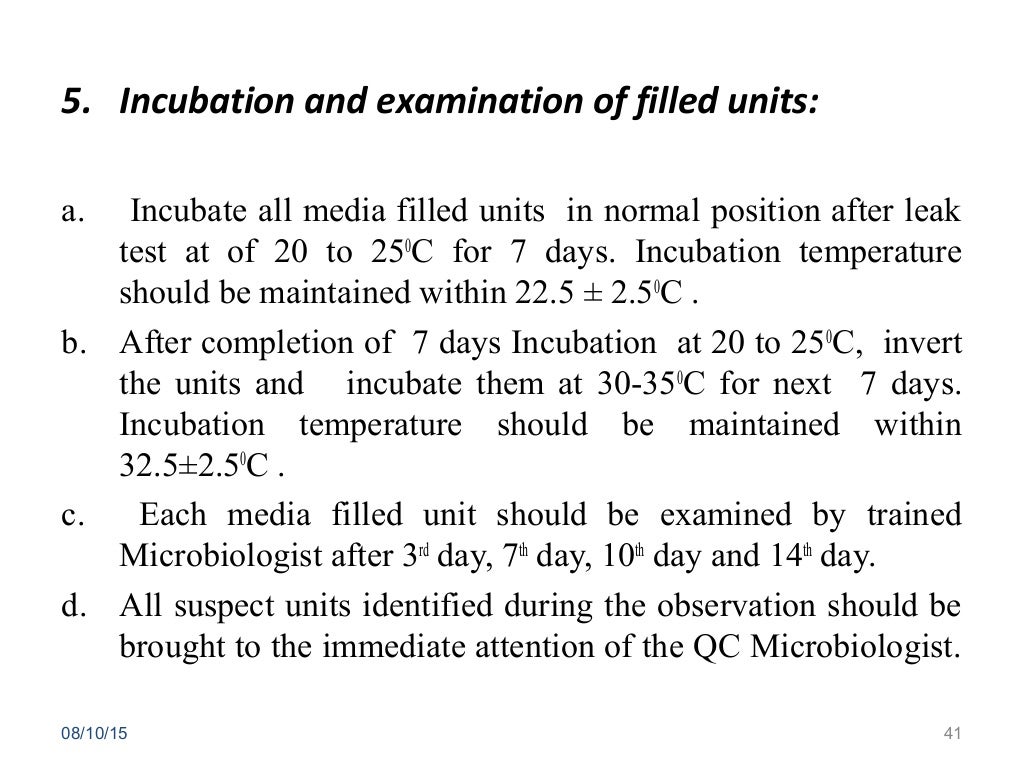 Media fill process and validation