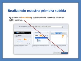 Ajustamos la hora local y posteriormente hacemos clic en el
botón continue.
 