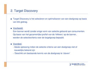 Seminar Mediaflex Behavorial Targeting On Marktplaats
