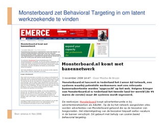 Seminar Mediaflex Behavorial Targeting On Marktplaats