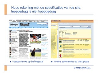 Seminar Mediaflex Behavorial Targeting On Marktplaats