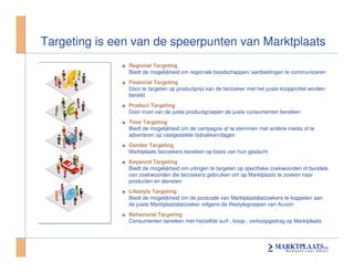 Seminar Mediaflex Behavorial Targeting On Marktplaats