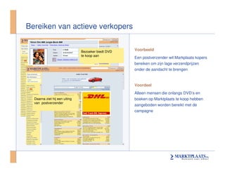 Seminar Mediaflex Behavorial Targeting On Marktplaats