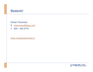 Seminar Mediaflex Behavorial Targeting On Marktplaats