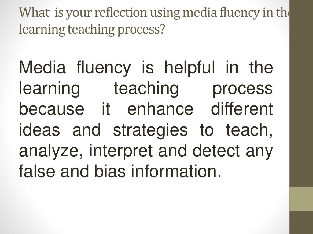 Media fluency