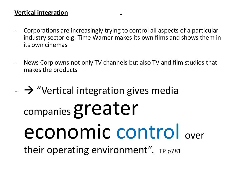 Sociology Of The Mass Media Media Forms Ownership And Control
