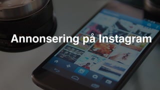 Annonsering på Instagram
 