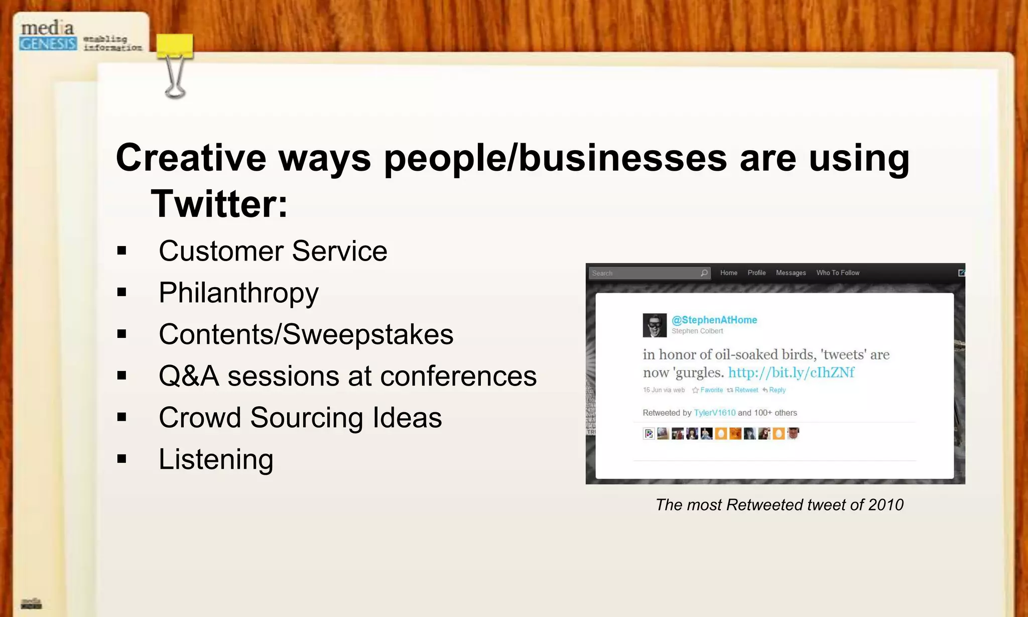 Who Should/Shouldn’t have a Twitter Account?