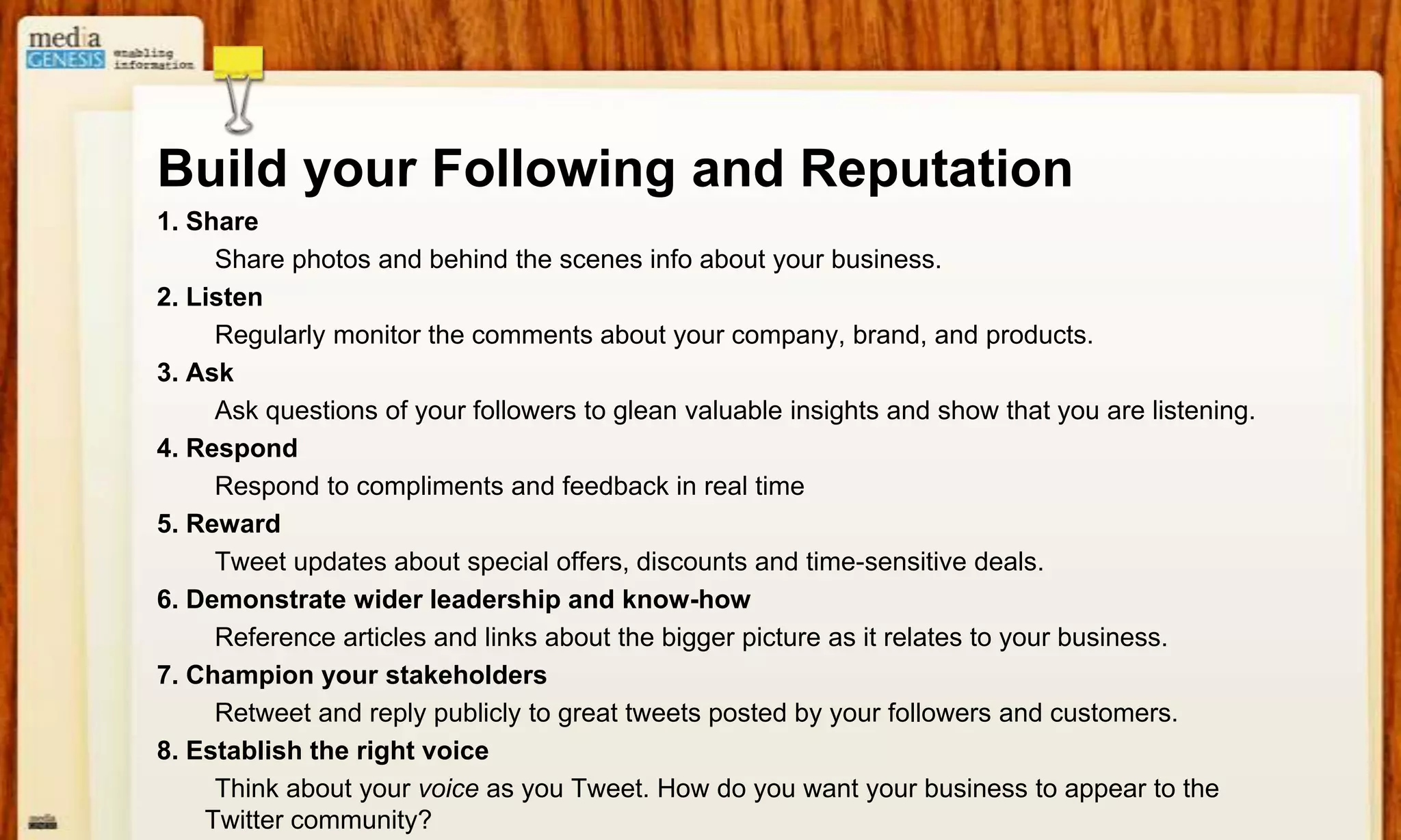 Getting your message across in 140 characters or less