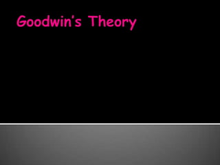 Goodwin’s Theory  