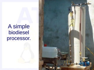 A simple
 biodiesel
processor.
 