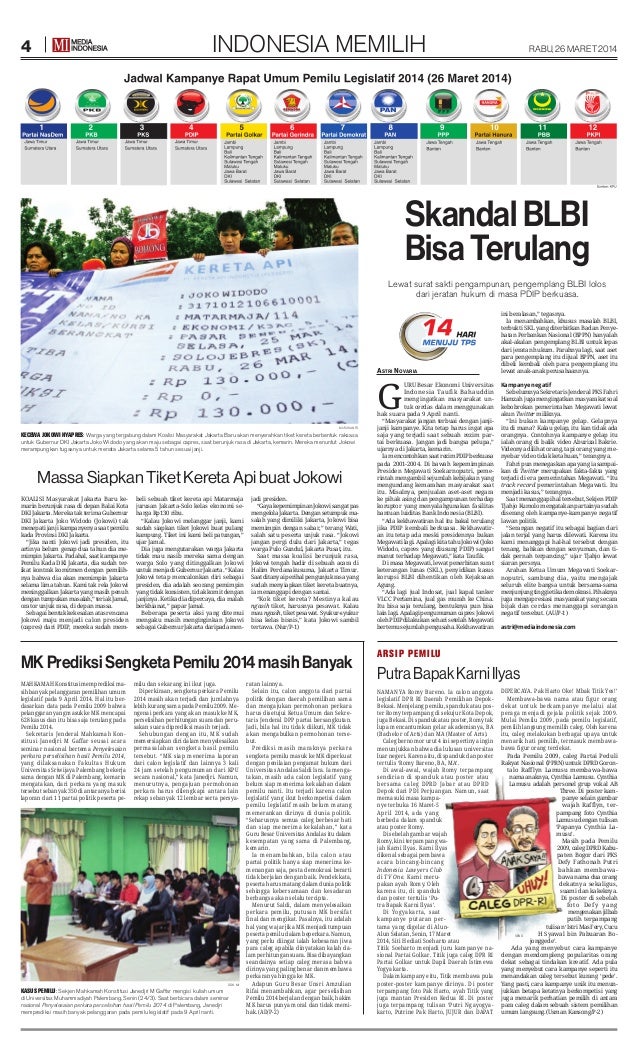 Media Indonesia 26 Maret 2014