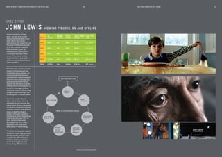 MEDIA IN FOCUS — MARKETING EFFECTIVENESS IN THE DIGITAL ERA DOES MASS MARKETING STILL WORK?36 37
JOHN LEWIS VIEWING FIGURES: ON AND OFFLINE
CASE STUDY
A good example of how
paid, owned and earned
media work together is the
John Lewis case study,
which won the Grand Prix at
the 2016 IPA Awards as well
as at the Cannes Creative
Effectiveness Lions. In
recent years, John Lewis’s
Christmas ads have been
some of the most widely
shared in the world, and
online viewing figures have
risen steadily.
Between 2012 and 2015, John
Lewis’s Christmas ads got
79 million views online, an
astonishing achievement
(preliminary results suggest
that the 2016 campaign has
surpassed previous years).
And by far the bulk of those
online views were unpaid, a
result of the huge interest
that John Lewis’s advertising
has generated amongst the
British public in recent years.
However, as the figures
above show, this was not
achieved by just letting the
ads go viral. It was the result
of creating consistently great
creative content over several
years and promoting it
heavily through massive
exposure in paid advertising
media (in this case TV). In
fact, online views only
accounted for 3% of total
exposure; the rest came
from paid TV advertising.
The John Lewis paper argues
that paid media help generate
earned media, which then
amplify the effect of paid
media, creating a virtuous
circle of rising fame and
increasing effectiveness.
XMAS
2012
2013 426m 12m 437m £4.6m 1.1 pence
2014 371m 29m 400m £3.9m 1.0 pence
2015 1,175m
2,375m
35m
79m
1,210m
2,453m
£4.1m
£16.5m
0.3 pence
0.7 penceTOTAL
403m 3m 406m £3.9m 1.0 pence
ONLINE
VIEWS
TV
VIEWS
TOTAL
VIEWS
JOHN LEWIS
SPEND
COST PER
VIEW
Sources: John Lewis IPA paper 2016
ADS BECOME
A NATIONAL
EVENT
MEDIA
COVERAGEHUGE EXPOSURE
ADS THAT PEOPLE LOVE
SUPPLIERS
& CHARITIES
GOT
INVOLVED
OTHERS
JUMPED
ON THE
BANDWAGON
SHIFT FROM
‘PUSH’ TO ‘PULL’
WORD OF
MOUTH
FAME IS A VIRTUOUS CIRCLE
 