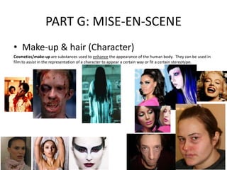 Media key terms mise en scene | PPTX