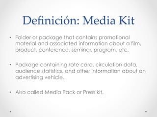 What Is Media Kit.pdf Media kit | PDF