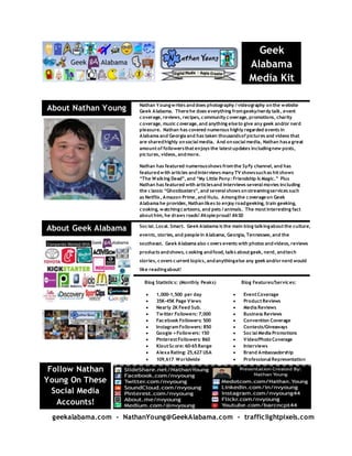 Geek Alabama Media kit