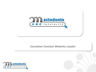 Canadian Contest Website Leader
 