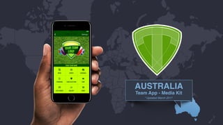 * Updated March 2017
Team App - Media Kit
AUSTRALIA
 