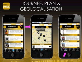 JOURNEE, PLAN &
GEOLOCALISATION
 