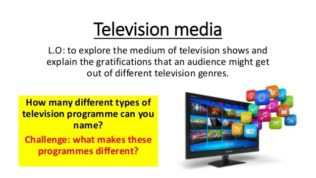 GCSE Media lessons 10-12 - televsion media