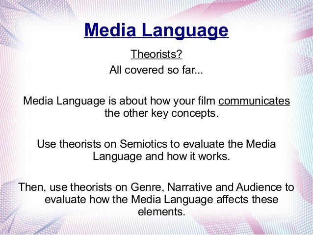 Media Language