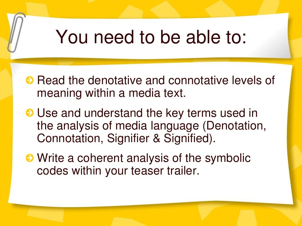 Media language lesson 2013