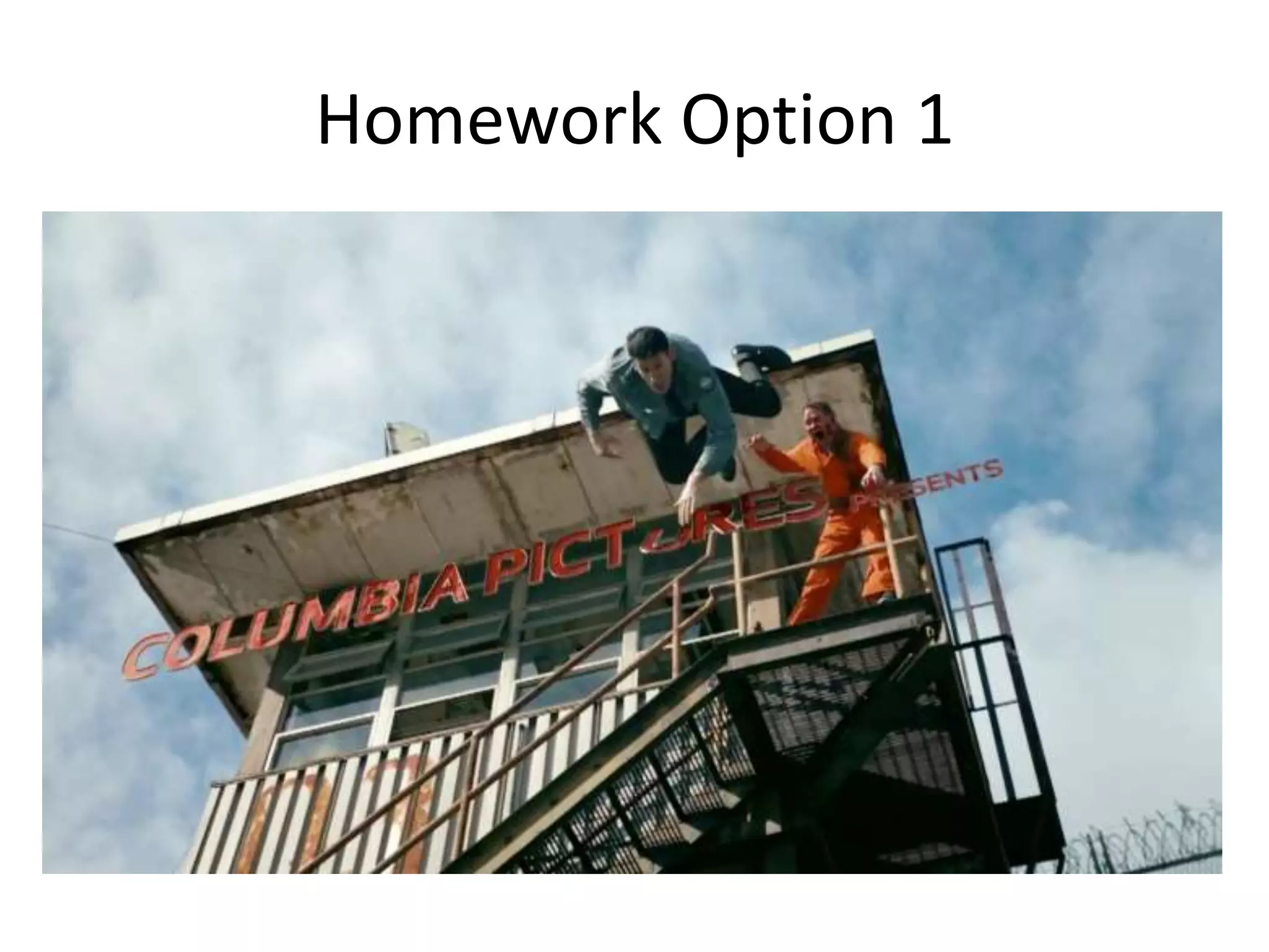 Homework Option 1
 