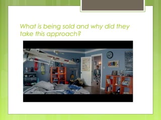 What is being sold and why did they
take this approach?