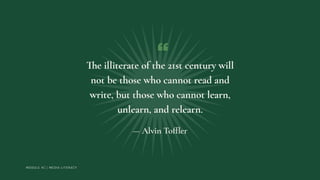 Media Information Literacy (Introduction)