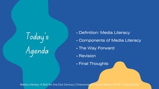 Media Literacy - A Skill for the 21st Century | PDF