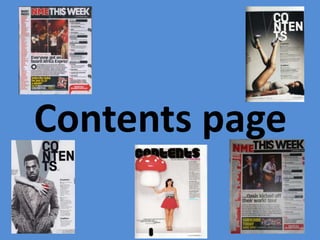Contents page

 