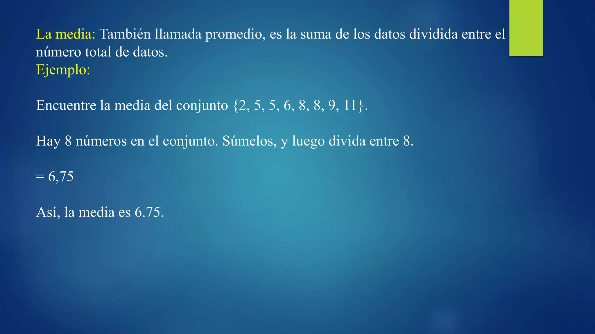media-mediana-y-moda-ppt