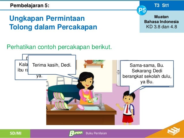 Media Mengajar Bupena 1 B Tema 3 Subtema 1