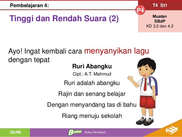 Media Mengajar Bupena 1 B Tema 4 Subtema 1