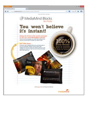 MediaMind Blocks - Marketing material