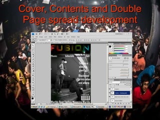 Cover, Contents and Double Page spread development 