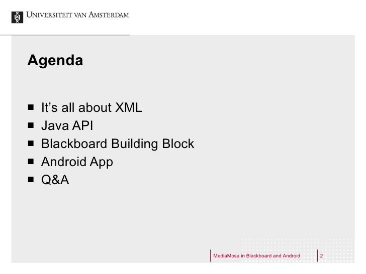 Blackboard Building Block Development Blackboard Building Block Development