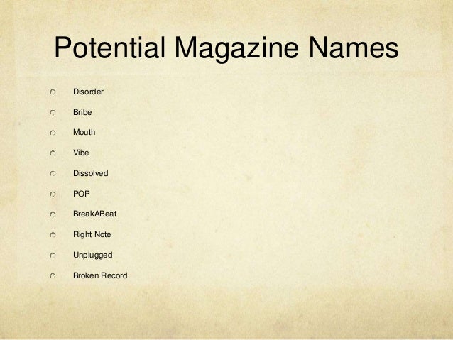 Music Magazine Ideas music-magazine-ideas