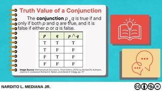 Logic Statements and Quantifiers by Nardito L. Mediana Jr. | PDF