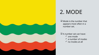 No Mode Examples Education 202 Statistics (Median & Mode).pptx