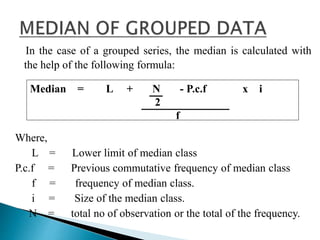 Median Formula