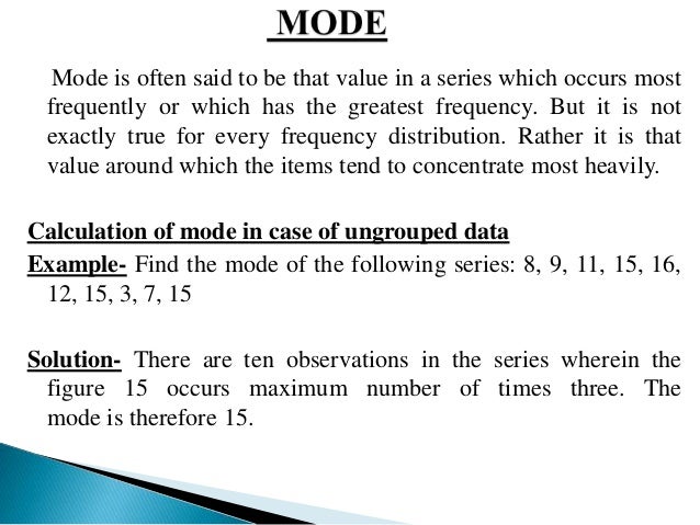 Worksheet Mode Formula median mode 33