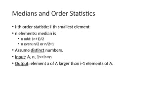 Medians of Median Algorithm (1).pptx