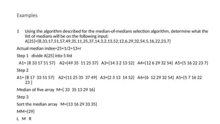 Medians of Median Algorithm (1).pptx