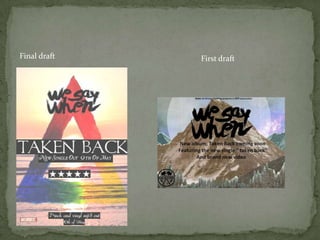 Final draft   First draft
 