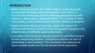 Media P&B SOURCES OF MEDIA RESEARCH | PPTX