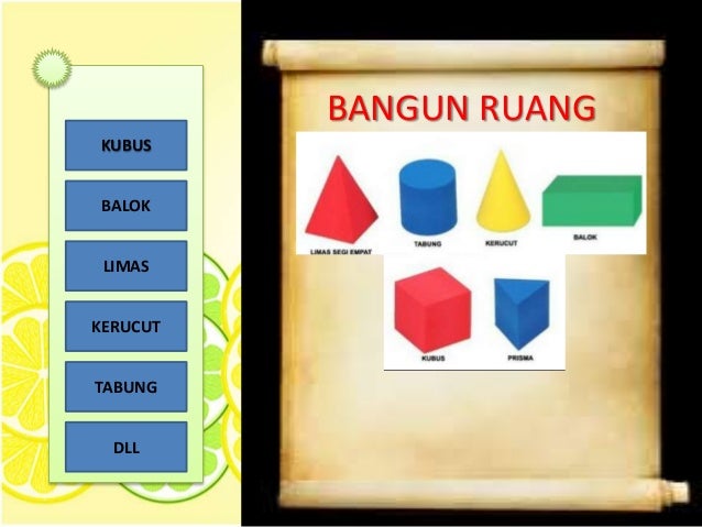 Tugas Media pembelajaran ppt bangun  ruang 