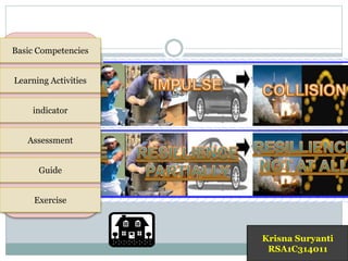 Basic Competencies
Learning Activities
indicator
Guide
Krisna Suryanti
RSA1C314011
Assessment
Exercise
 